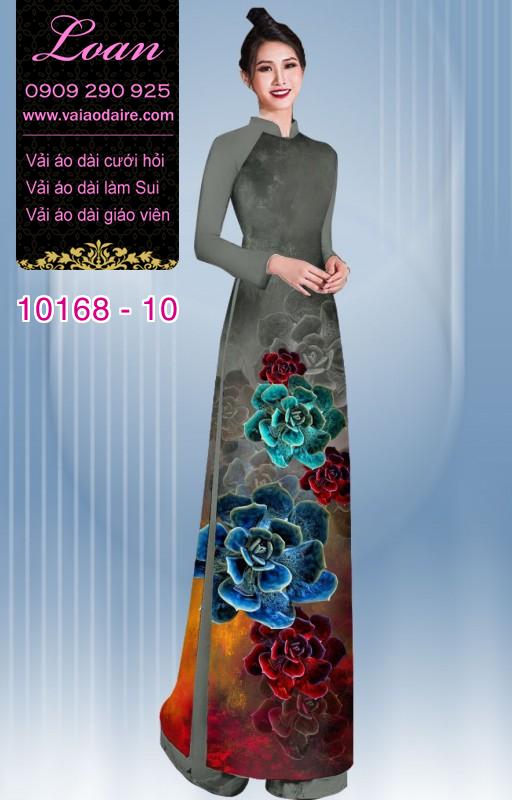 Vải áo dài hoa 3D Vải áo dài hoa 3D