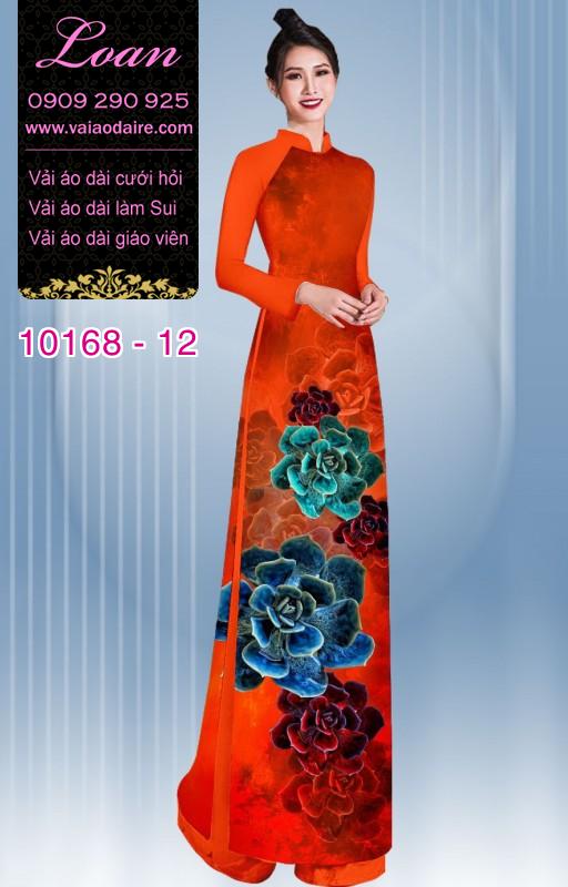 Vải áo dài hoa 3D Vải áo dài hoa 3D