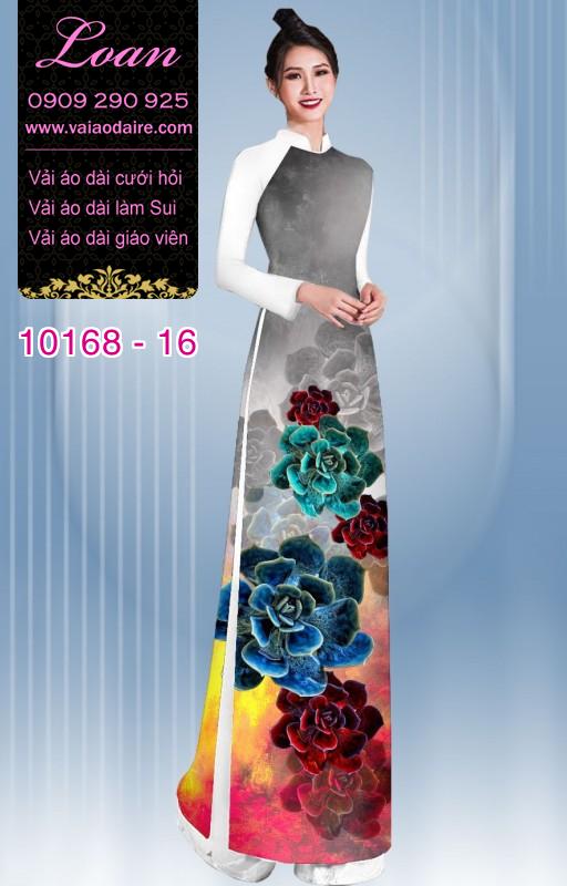 Vải áo dài hoa 3D Vải áo dài hoa 3D