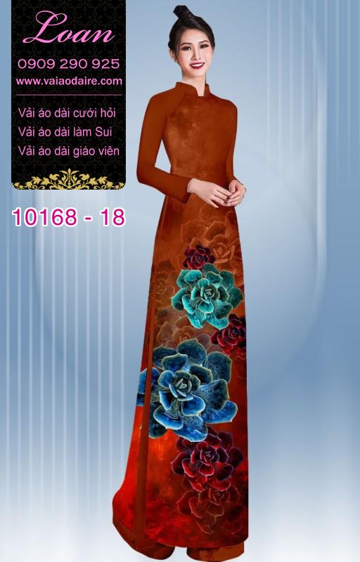 Vải áo dài hoa 3D Vải áo dài hoa 3D