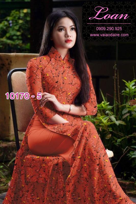 Vải áo dài hoa nhí