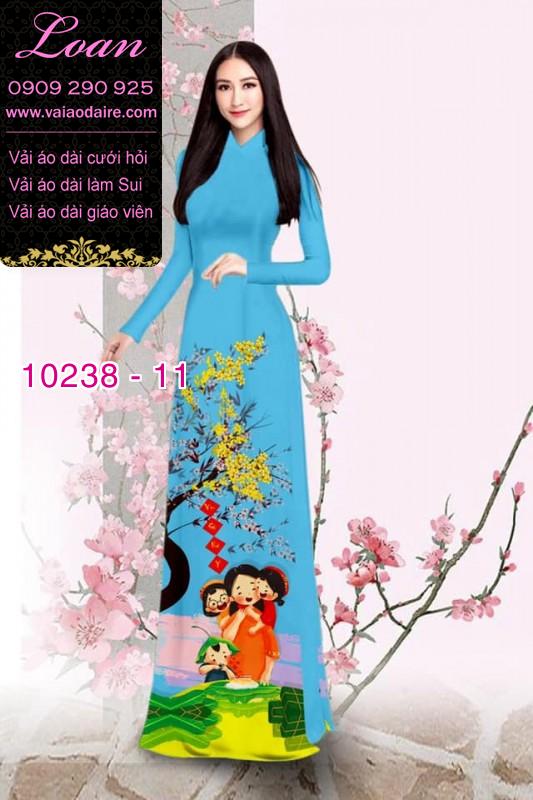 Vải áo dài bánh chưng bánh tét