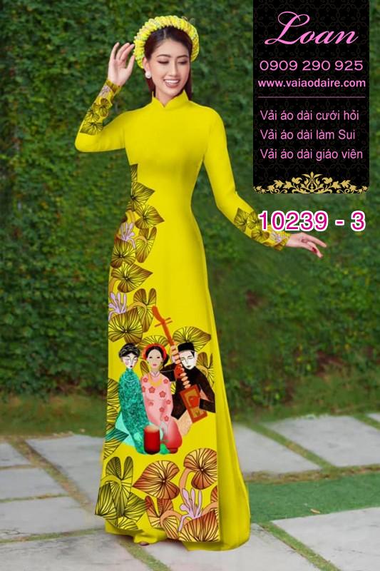 Vải áo dài tết sum vầy
