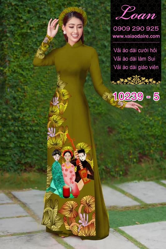 Vải áo dài tết sum vầy
