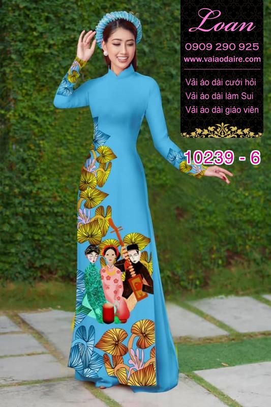Vải áo dài tết sum vầy