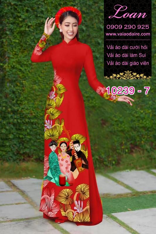 Vải áo dài tết sum vầy
