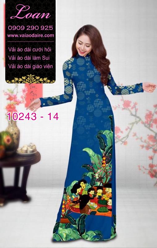 Vải áo dài tết sum vầy