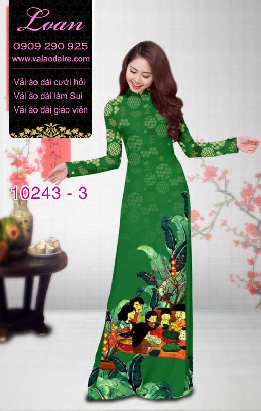 Vải áo dài tết sum vầy