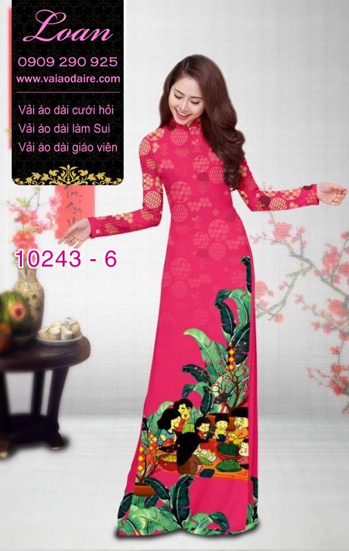 Vải áo dài tết sum vầy