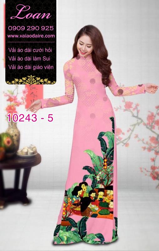 Vải áo dài tết sum vầy