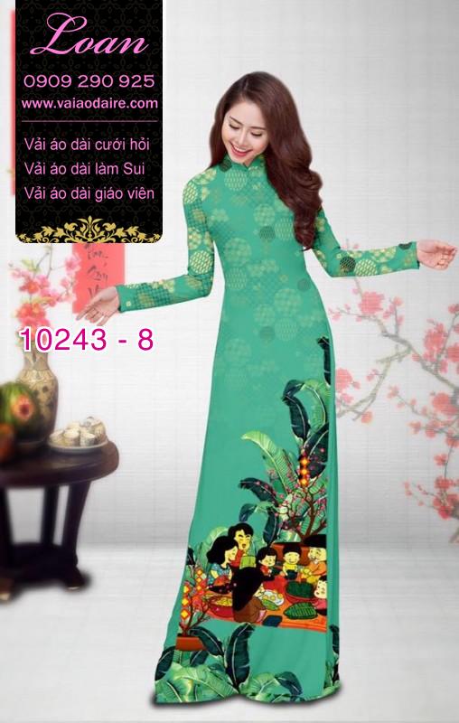 Vải áo dài tết sum vầy