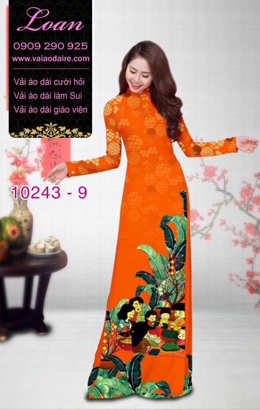 Vải áo dài tết sum vầy
