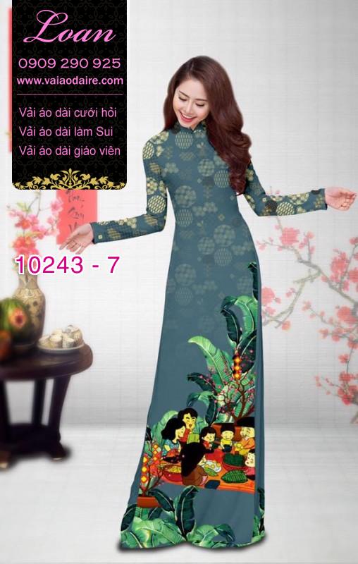 Vải áo dài tết sum vầy