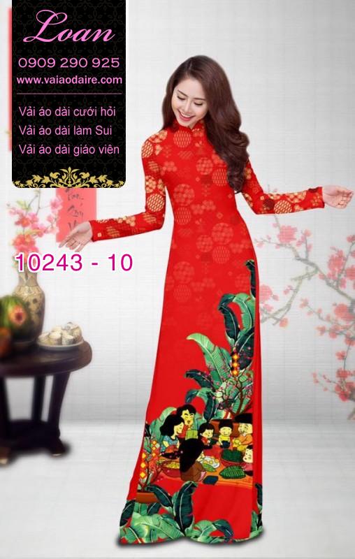 Vải áo dài tết sum vầy