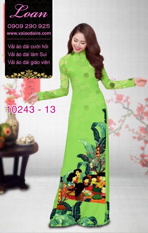 Vải áo dài tết sum vầy