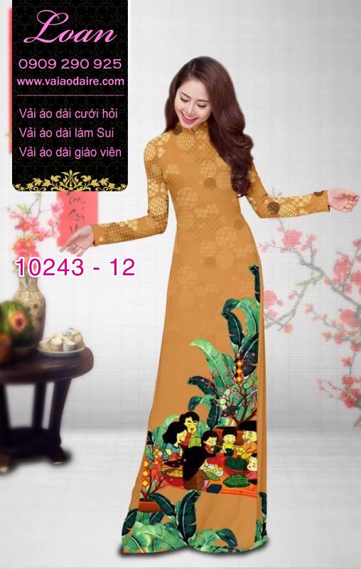 Vải áo dài tết sum vầy