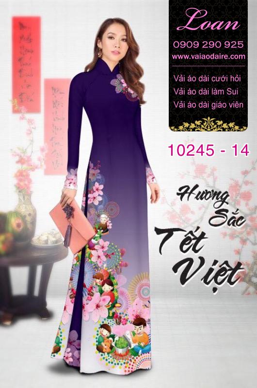 Vải áo dài tết