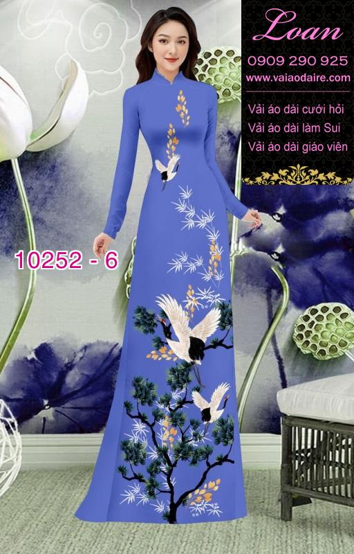 Vải áo dài chim Hạc Vải áo dài chim Hạc