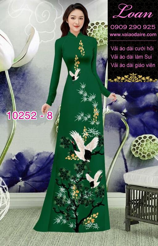 Vải áo dài chim Hạc Vải áo dài chim Hạc