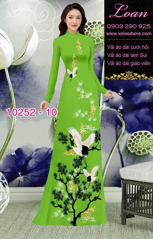 Vải áo dài chim Hạc Vải áo dài chim Hạc