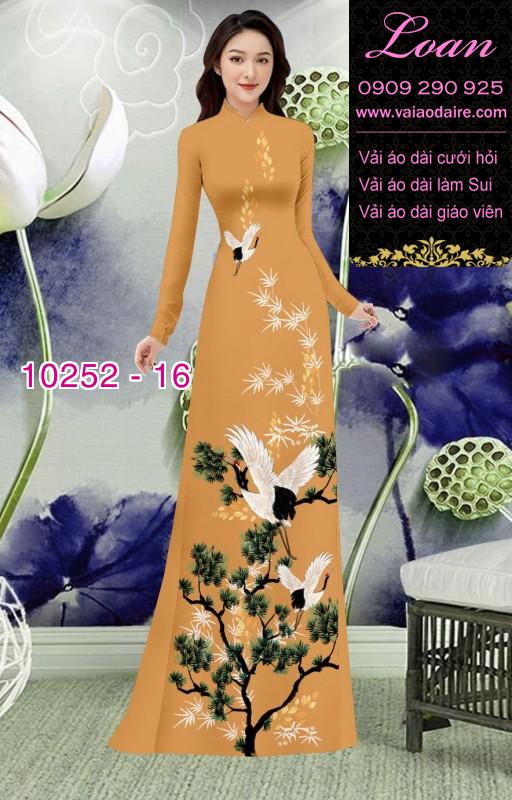 Vải áo dài chim Hạc Vải áo dài chim Hạc
