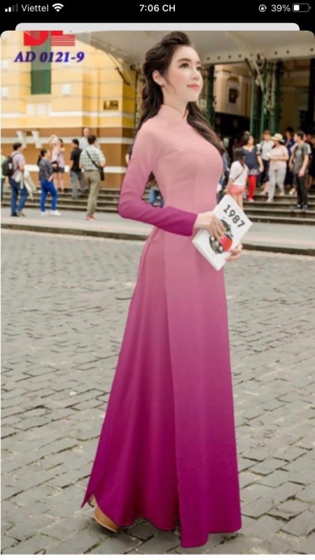 Vải áo dài đặt in