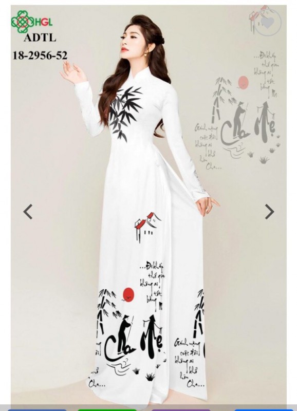 Vải áo dài đặt in