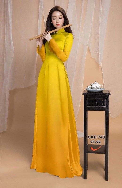 Vải áo dài đặt in