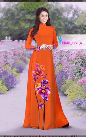 Vải áo dài đặt in
