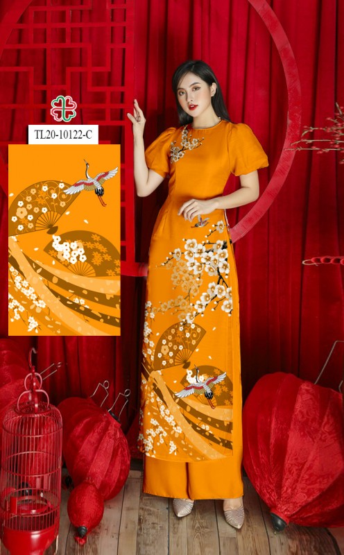 Vải áo dài đặt in