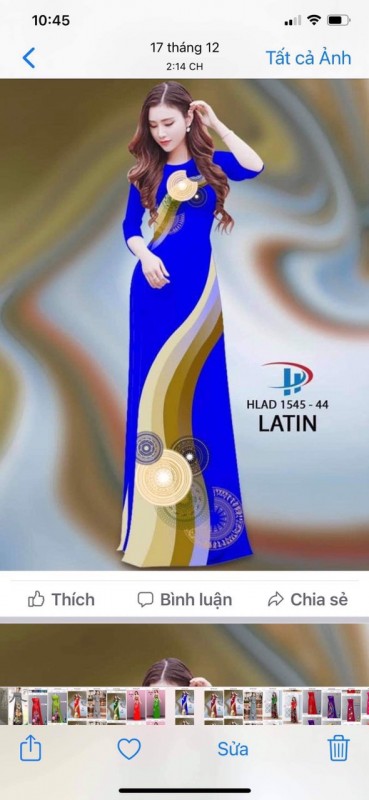 Vải áo dài đặt in