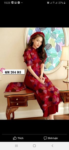 Vải áo dài đặt in