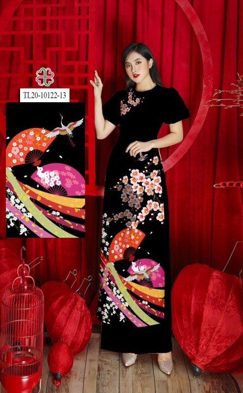 Vải áo dài đặt in