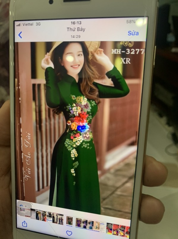 Vải áo dài đặt in