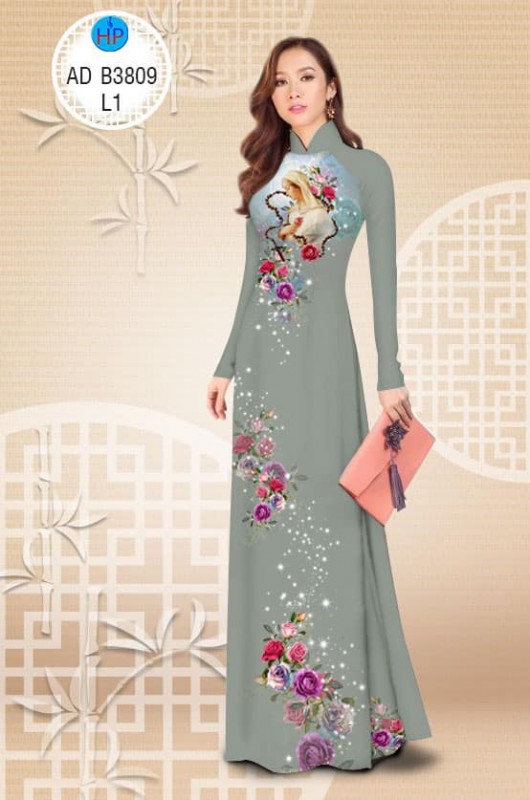 Vải áo dài đặt in