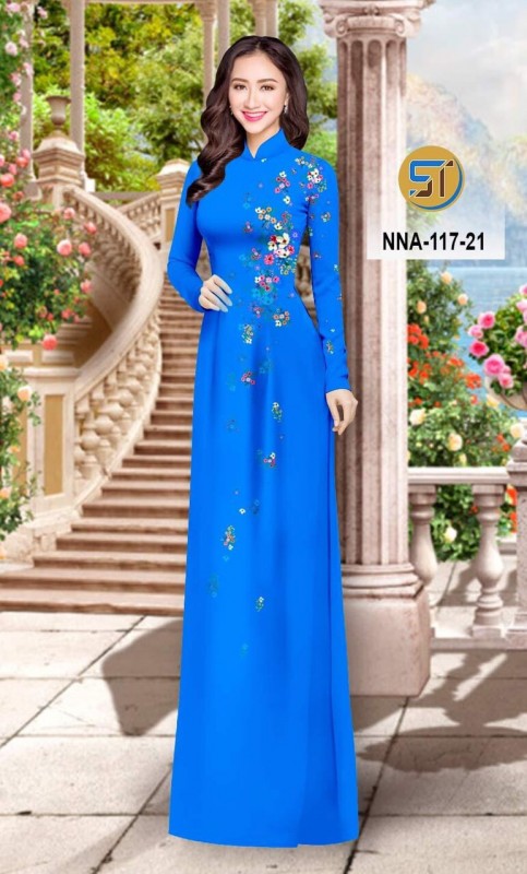 Vải áo dài đặt in