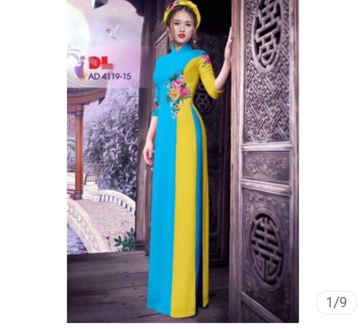 Vải áo dài đặt in