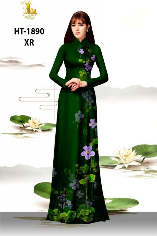 Vải áo dài đặt in