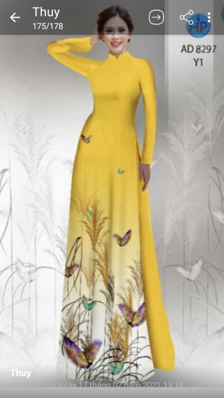 Vải áo dài đặt in