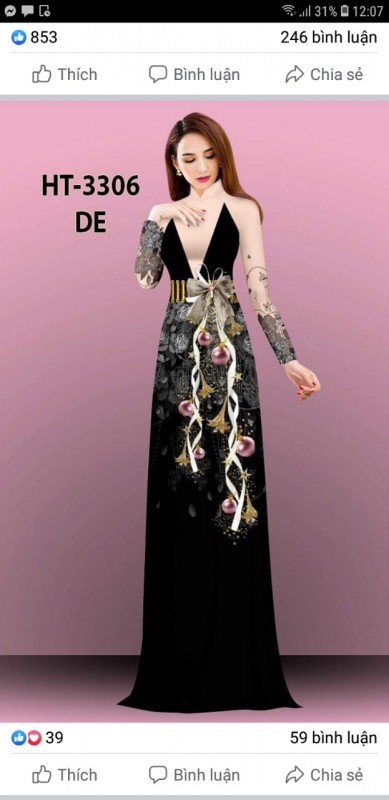 Vải áo dài đặt in