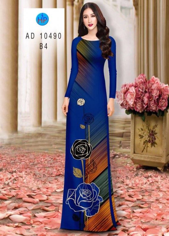 Vải áo dài đặt in