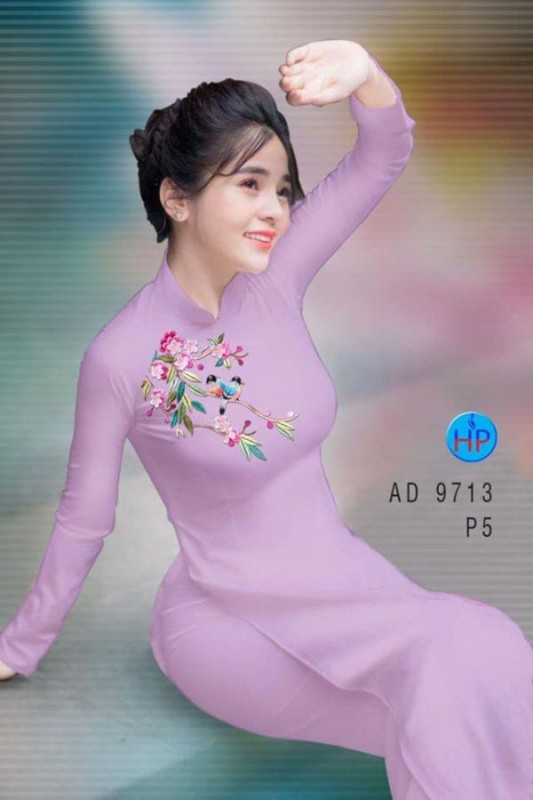 Vải áo dài đặt in