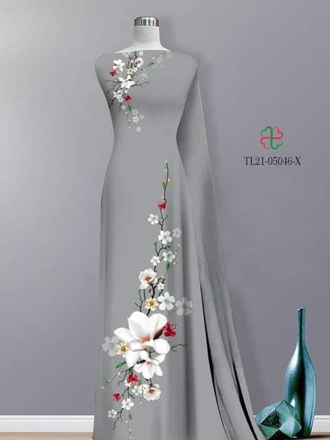 Vải áo dài đặt in