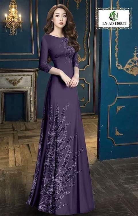 Vải áo dài đặt in