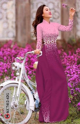 Vải áo dài đặt in