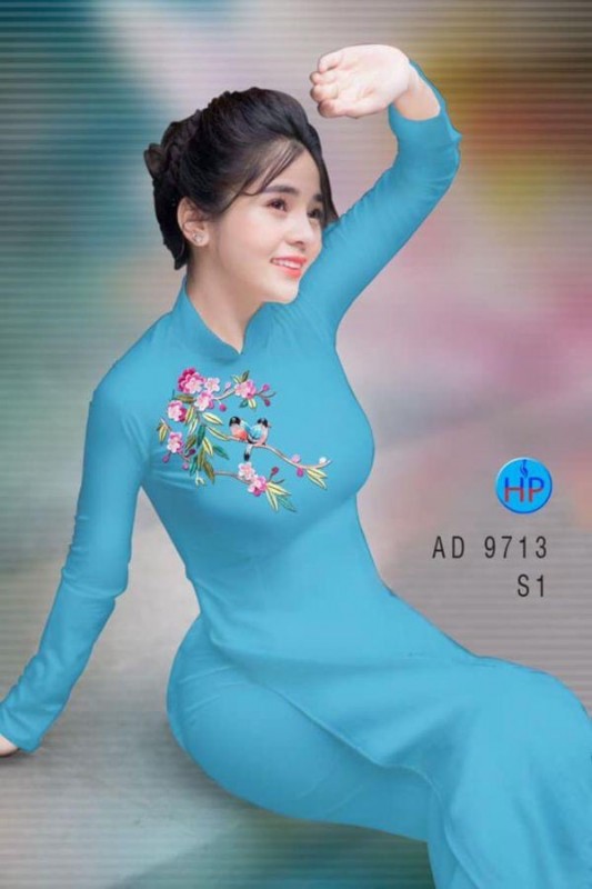 Vải áo dài đặt in