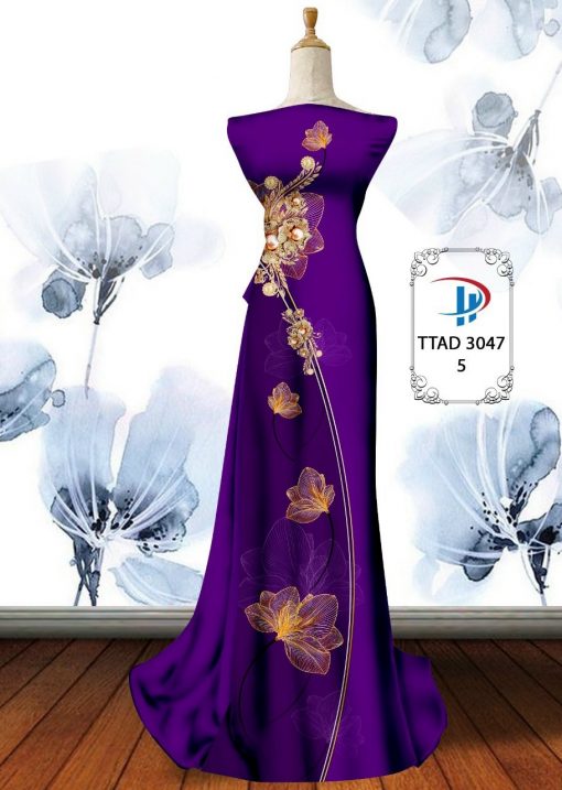 Vải áo dài đặt in