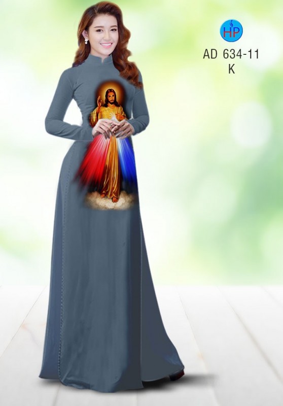 Vải áo dài đặt in