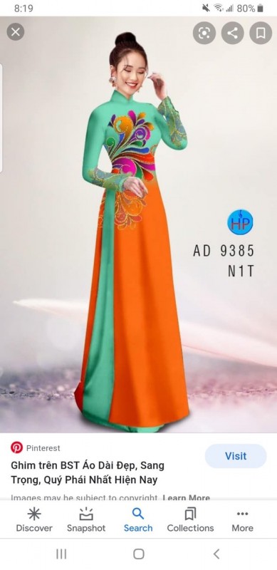 Vải áo dài đặt in