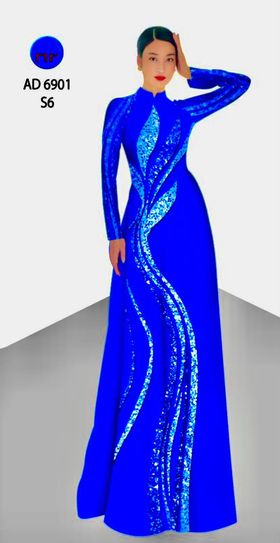 Vải áo dài đặt in